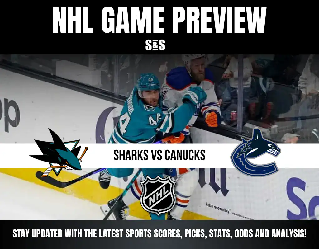 Vancouver Canucks vs San Jose Sharks Odds and Predictions