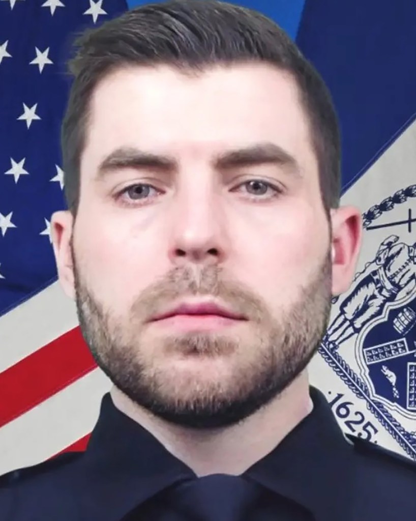 Portrait of slain NYPD officer Jonathan Diller.