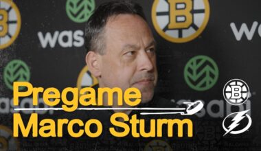 Press Room: Marco Sturm | Boston Bruins