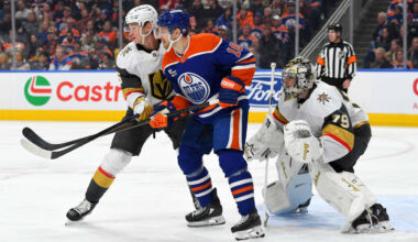 PROJECTED LINEUP: Hyman out for Saturday's meeting with Golden Knights