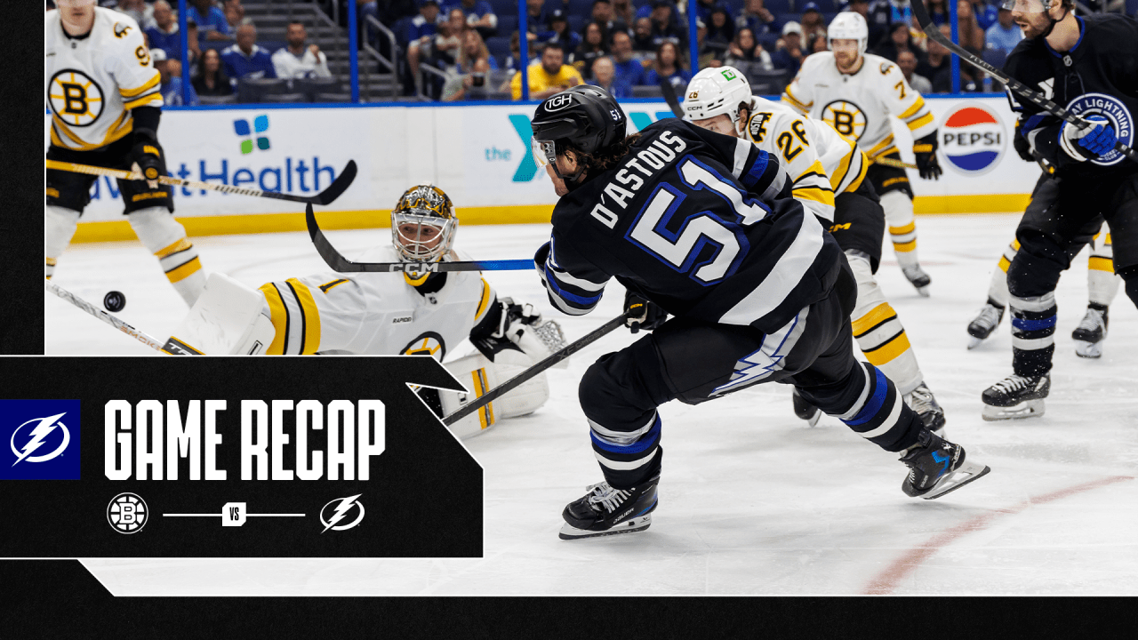 Recap: Lightning 3, Bruins 1