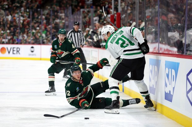 Hockey players in action