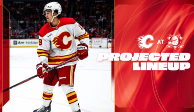 Projected Lineup - Flames @ Ducks