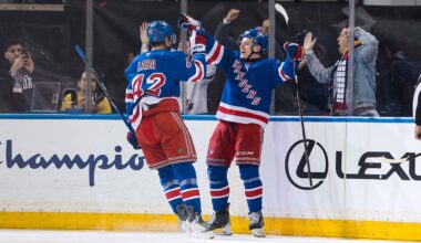 Rangers Rout Capitals 8-1 With 5-Goal Second Period, Cuylle Hat Trick