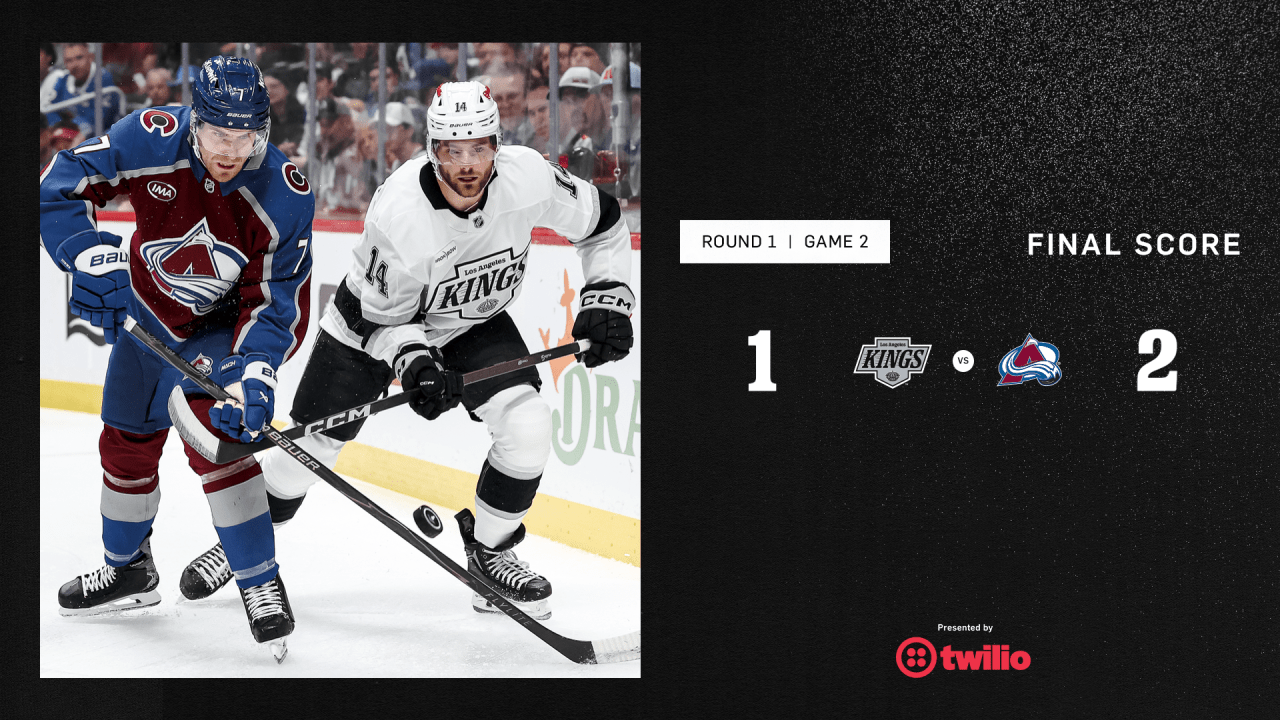 Game 2 RECAP: Kings 1, Avalanche 2 (OT)