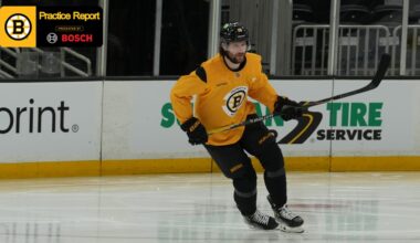 Practice Report: Bruins Gear Up For Regular-Season Finale