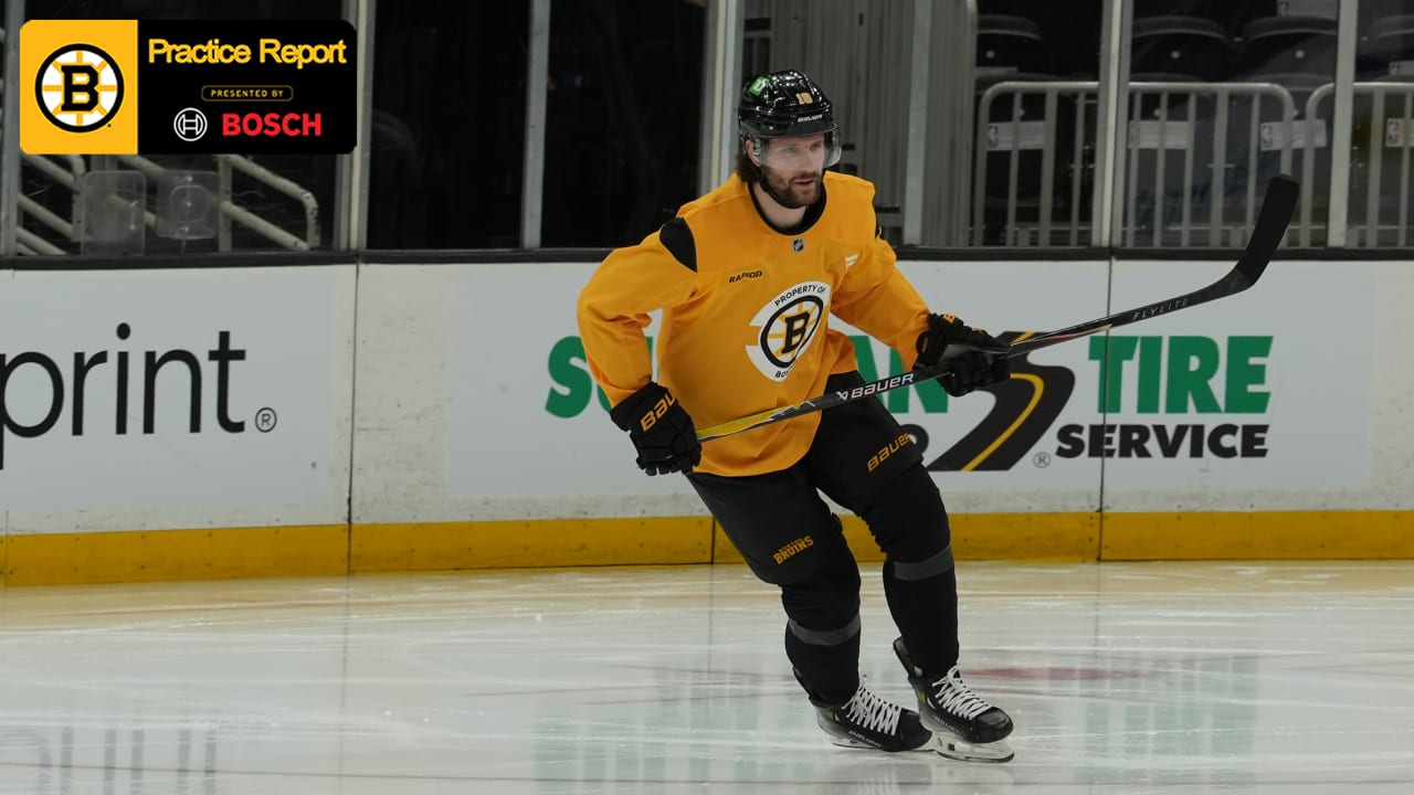 Practice Report: Bruins Gear Up For Regular-Season Finale