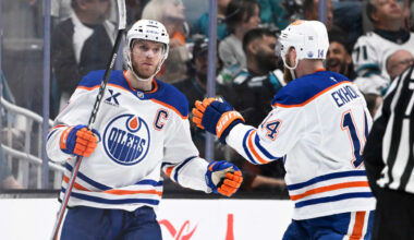 McDavid has hat trick, 5 points in Oilers win against Sharks