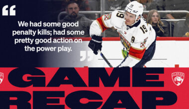 RECAP: Penguins 5, Panthers 2