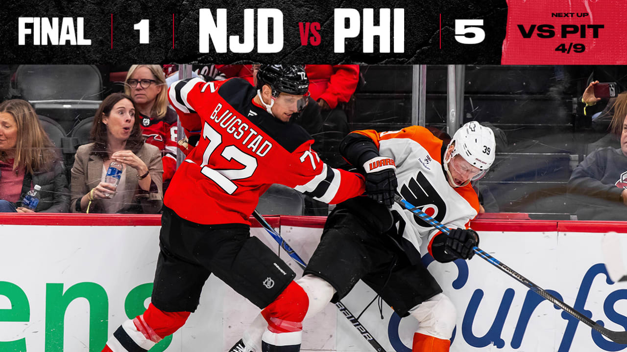 Devils Swept by Flyers | GAME STORY