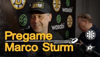 Press Room: Marco Sturm | Boston Bruins