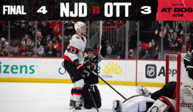 Devils Win Final Home Game of Season in OT | GAME STORY