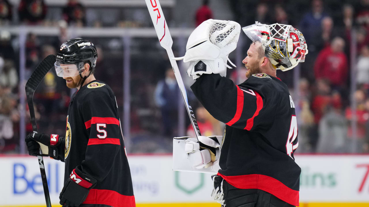 AFTER THE BUZZER: Senators end regular season with a win over Leafs