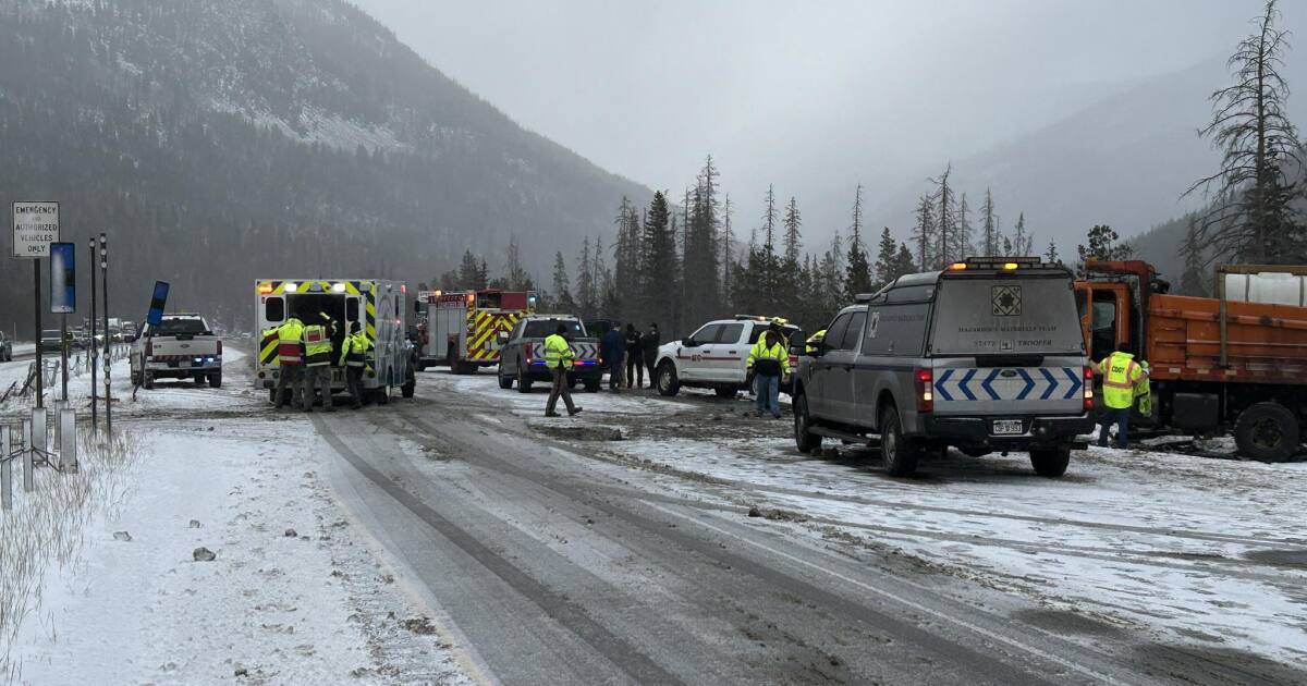 Colorado snow plow driver charged after crash with van carrying hockey team