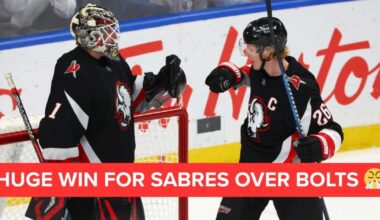 Buffalo Sabres get huge win over Tampa Bay Lightning 4-2