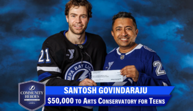 Tampa Bay Lightning Community Hero: Santosh Govindaraju