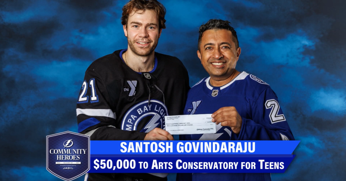 Tampa Bay Lightning Community Hero: Santosh Govindaraju