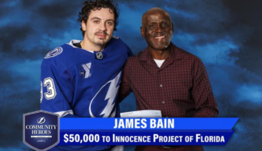Tampa Bay Lightning Community Hero: James Bain
