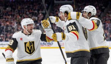 Golden Knights beat Oilers 5-1 to tighten Pacific Division race