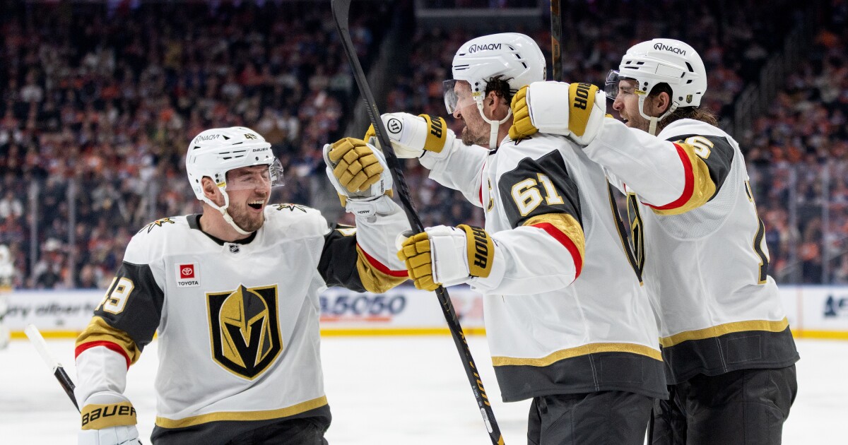 Golden Knights beat Oilers 5-1 to tighten Pacific Division race