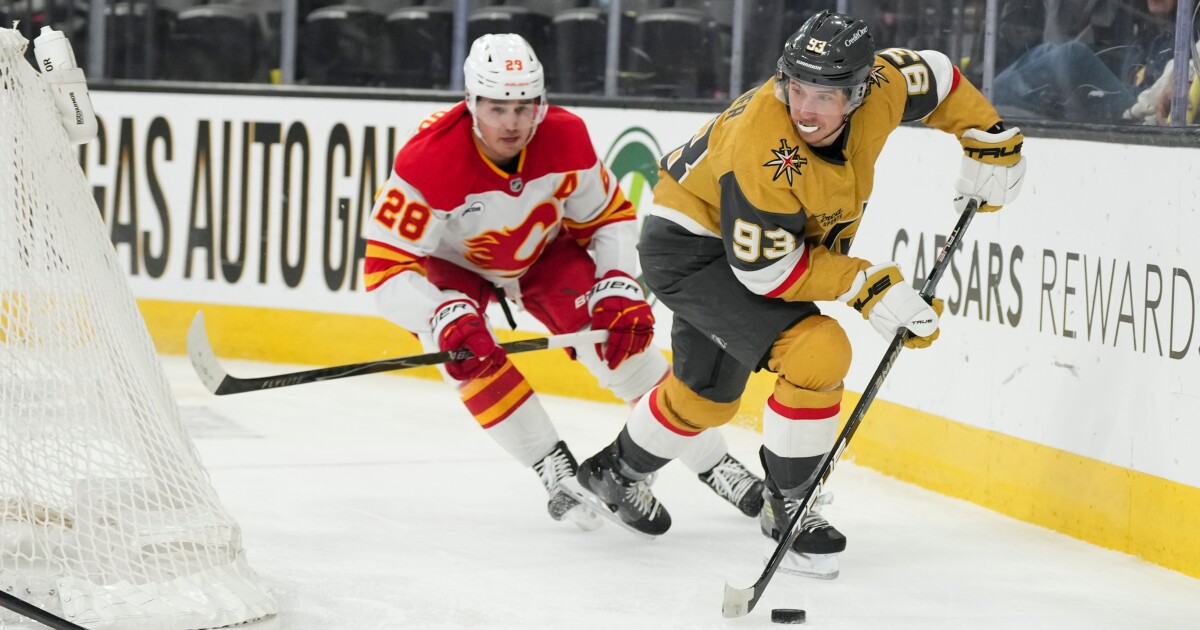 Marner has 5 points, Golden Knights score 3 times in 3rd period to beat Flames