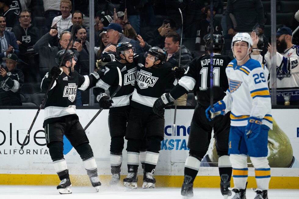 Trevor Moore's overtime goal lifts Los Angeles Kings over St. Louis Blues 2-1