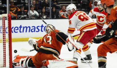 Ducks fall to Flames for their fifth consecutive loss