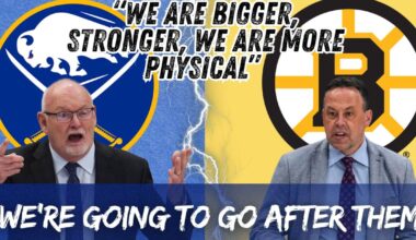 Sabres respond to Bruins head coach comments about size ahead of playoffs