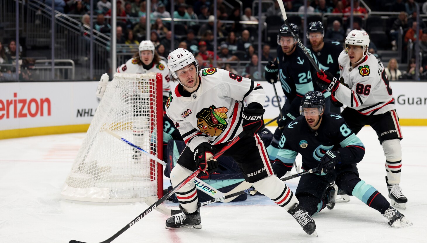 Blackhawks have found power play that works: Connor Bedard quarterbacking five forwards