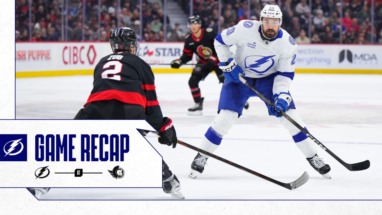 Recap: Senators 6, Lightning 2