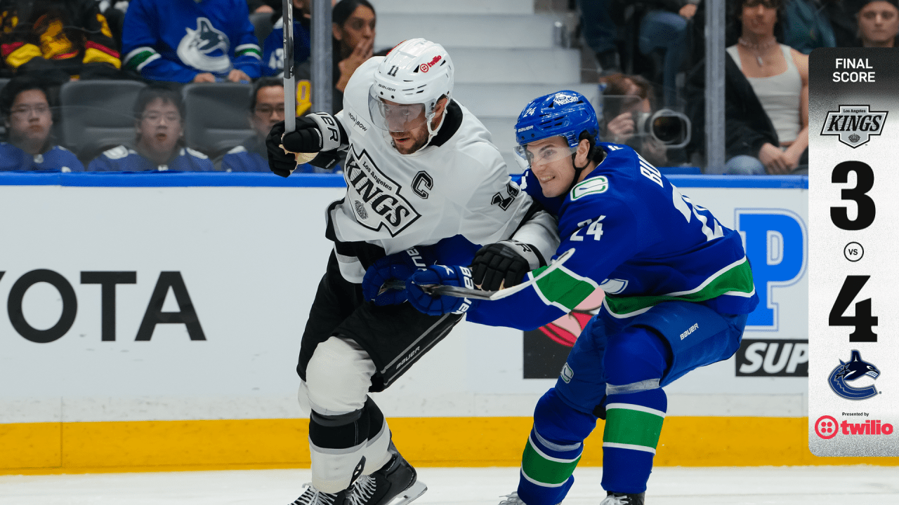 RECAP: Kings 3, Canucks 4, 4/14 (OT)