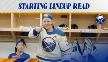 Starting Lineup Read | Buffalo Sabres