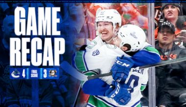 Marco Rossi Scores OT Winner, Canucks Top Ducks 4-3