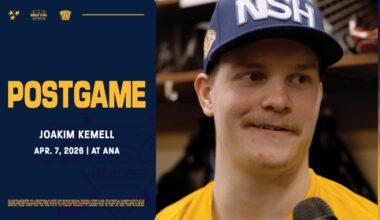 Postgame: Joakim Kemell | Nashville Predators