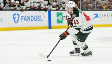 Hughes to face Canucks for 1st time since trade to Wild