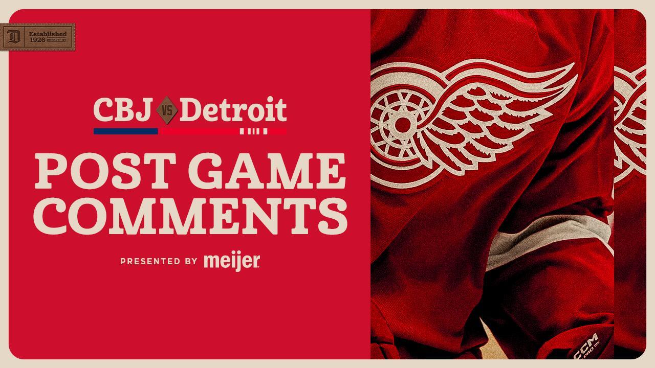 Meijer Postgame Comments 4/7/26 | Detroit Red Wings