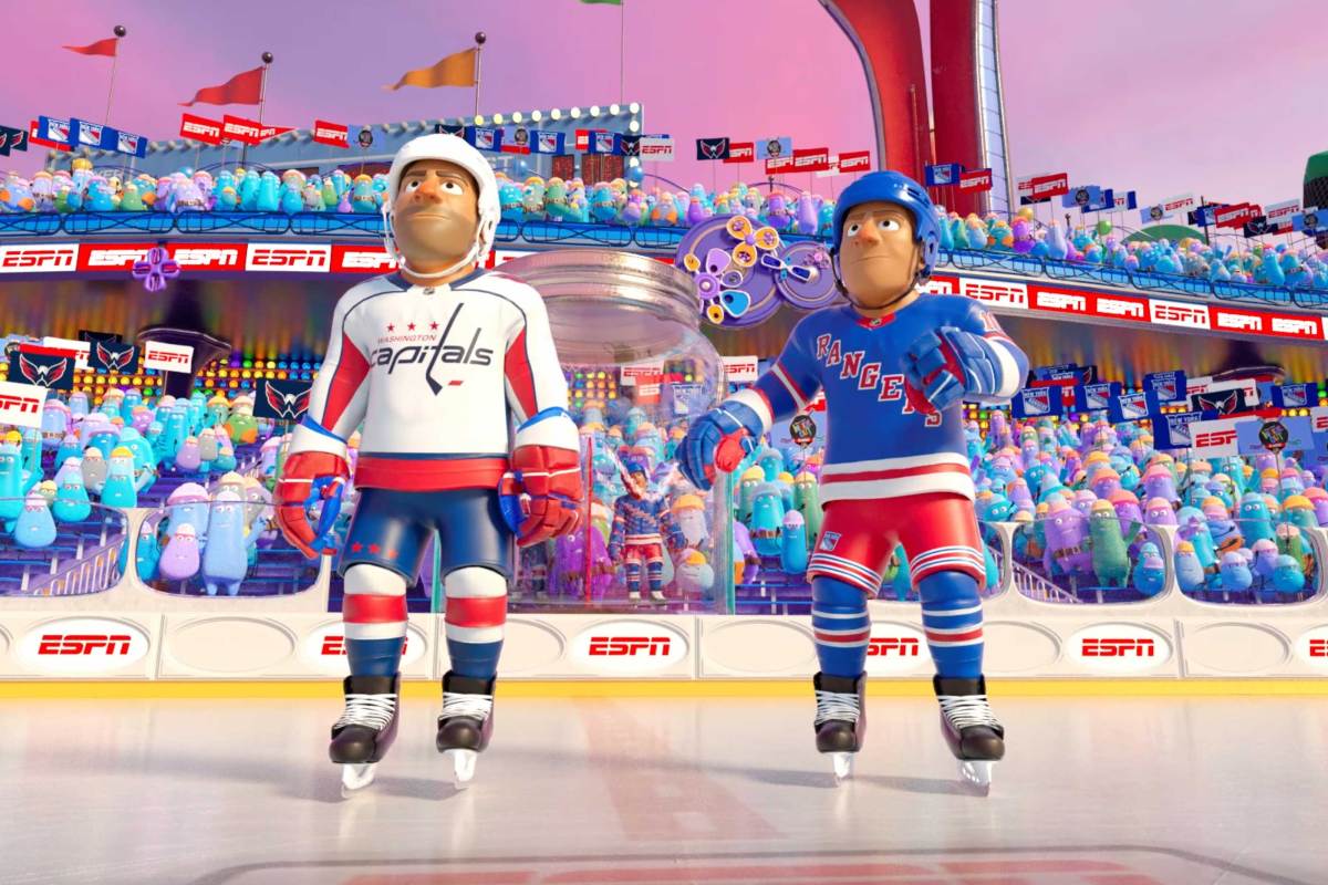 Inside Out Classic will turn Capitals vs. Rangers into real-time animated game inspired by popular Disney-Pixar movies