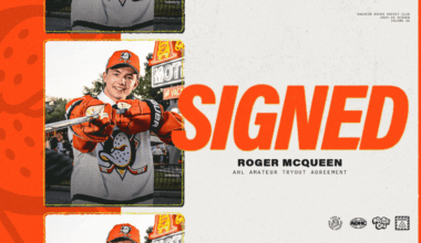 Ducks Sign McQueen to AHL Amateur Tryout Agreement