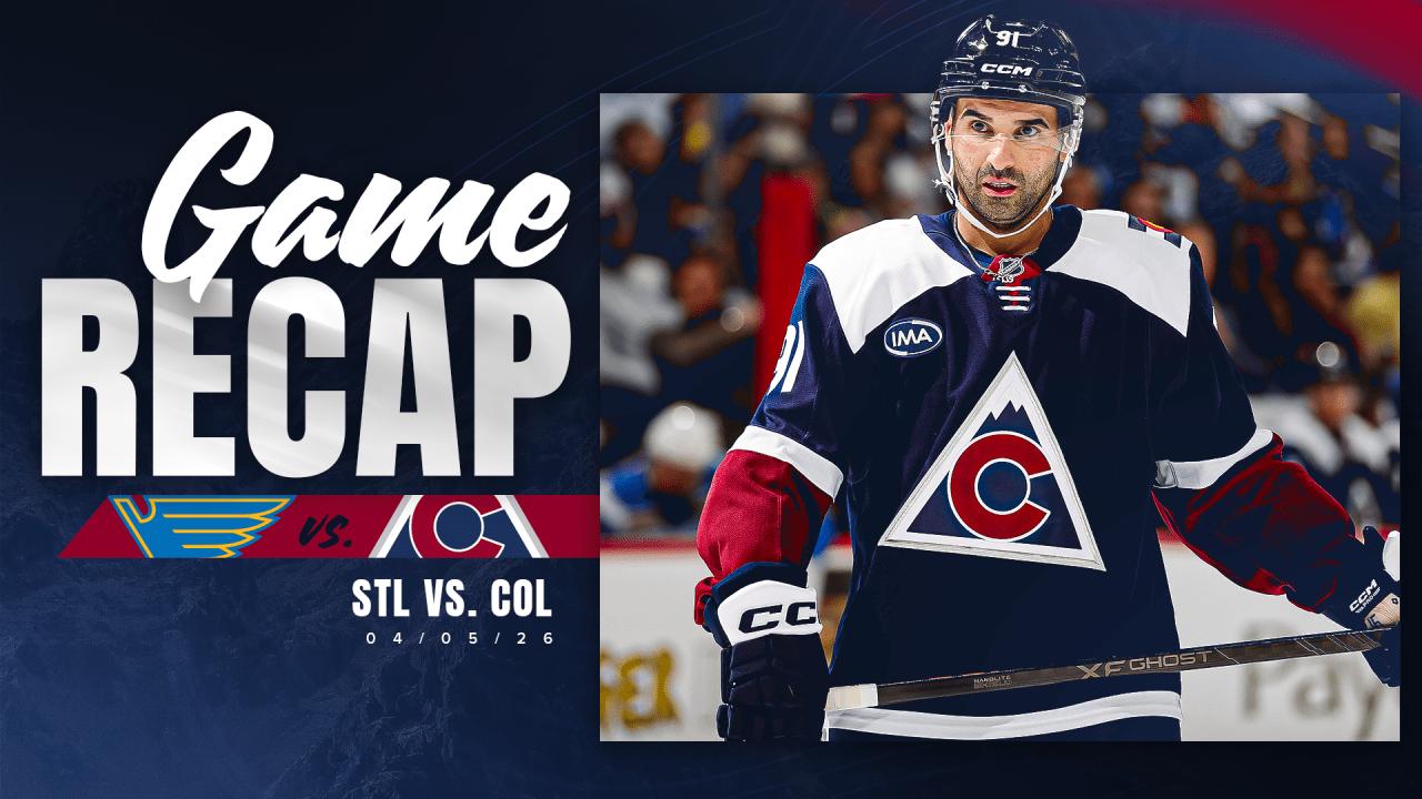 Avalanche Falls to Blues 3-2