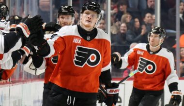 'Absolute horse' Tippett's speed, scoring, power fueling Flyers' playoff push
