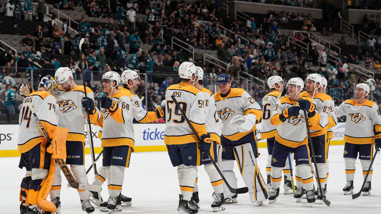 Predators at Sharks | Nashville Predators