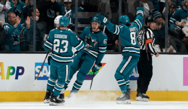 Sharks win again, defeat Maple Leafs to move into 2nd wild card in West