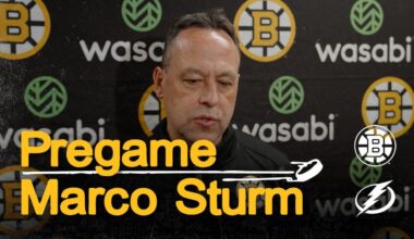 Press Room: Marco Sturm | Boston Bruins