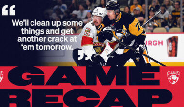 RECAP: Penguins 9, Panthers 4