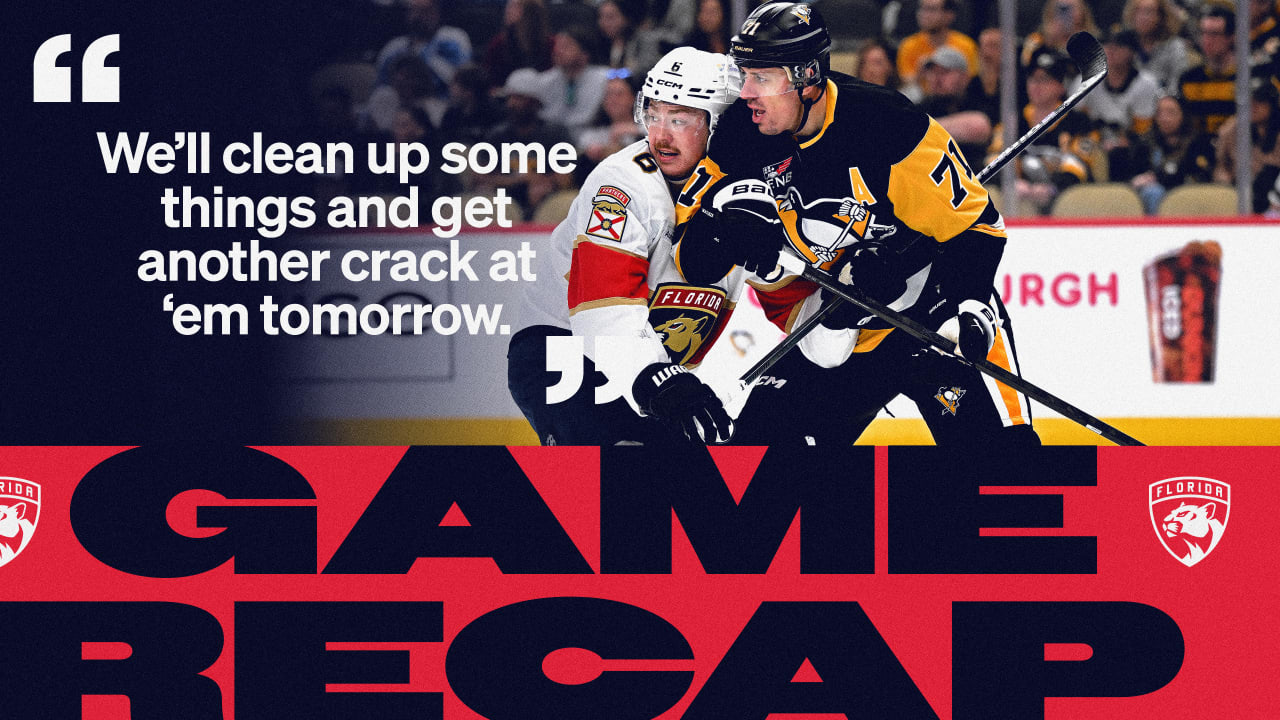 RECAP: Penguins 9, Panthers 4