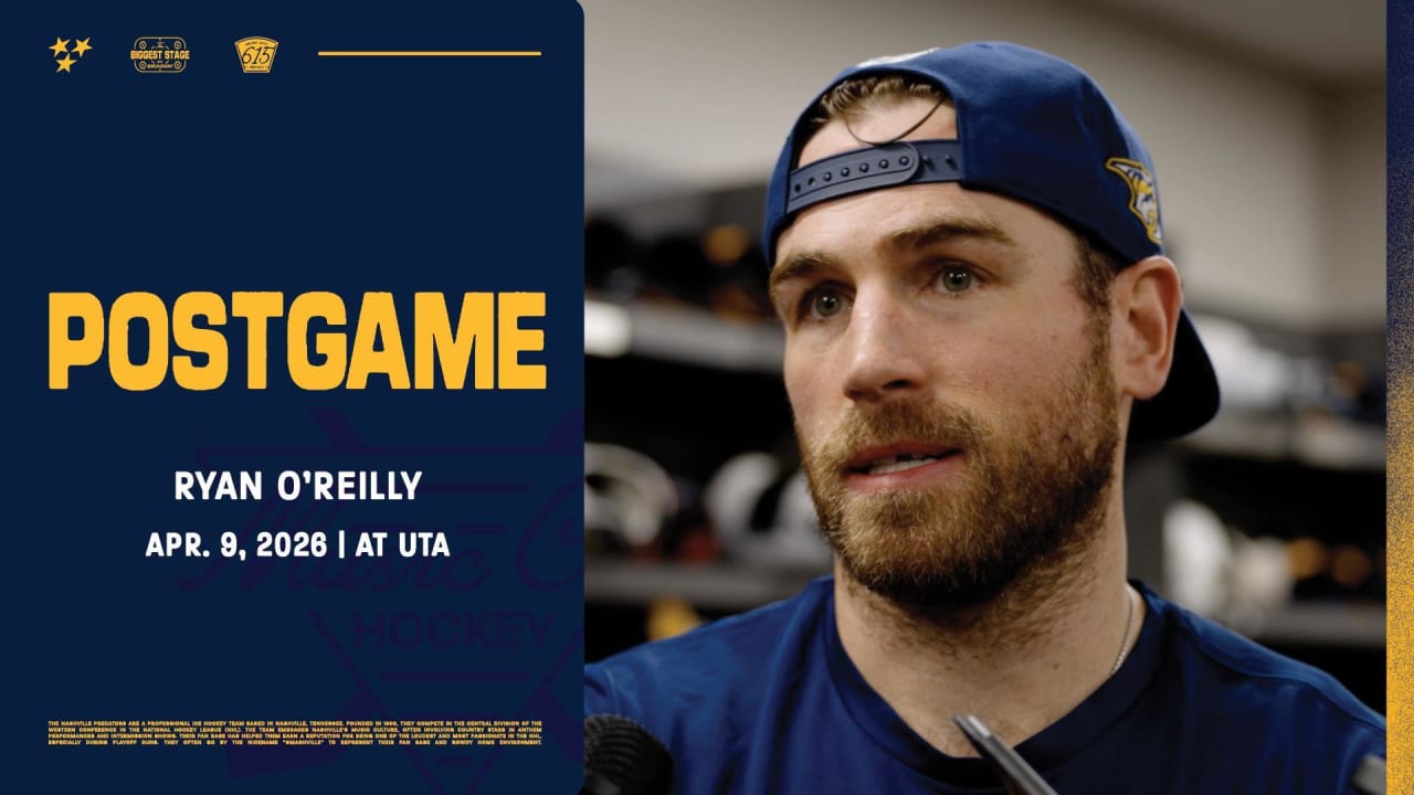 Postgame: Ryan O’Reilly | Nashville Predators