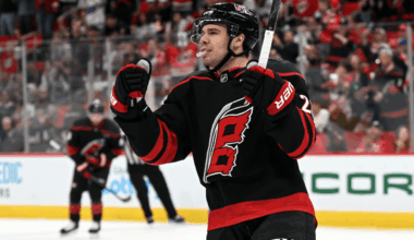 Stankoven scores twice in 1st period, Hurricanes clinch playoff berth with win against Blue Jackets