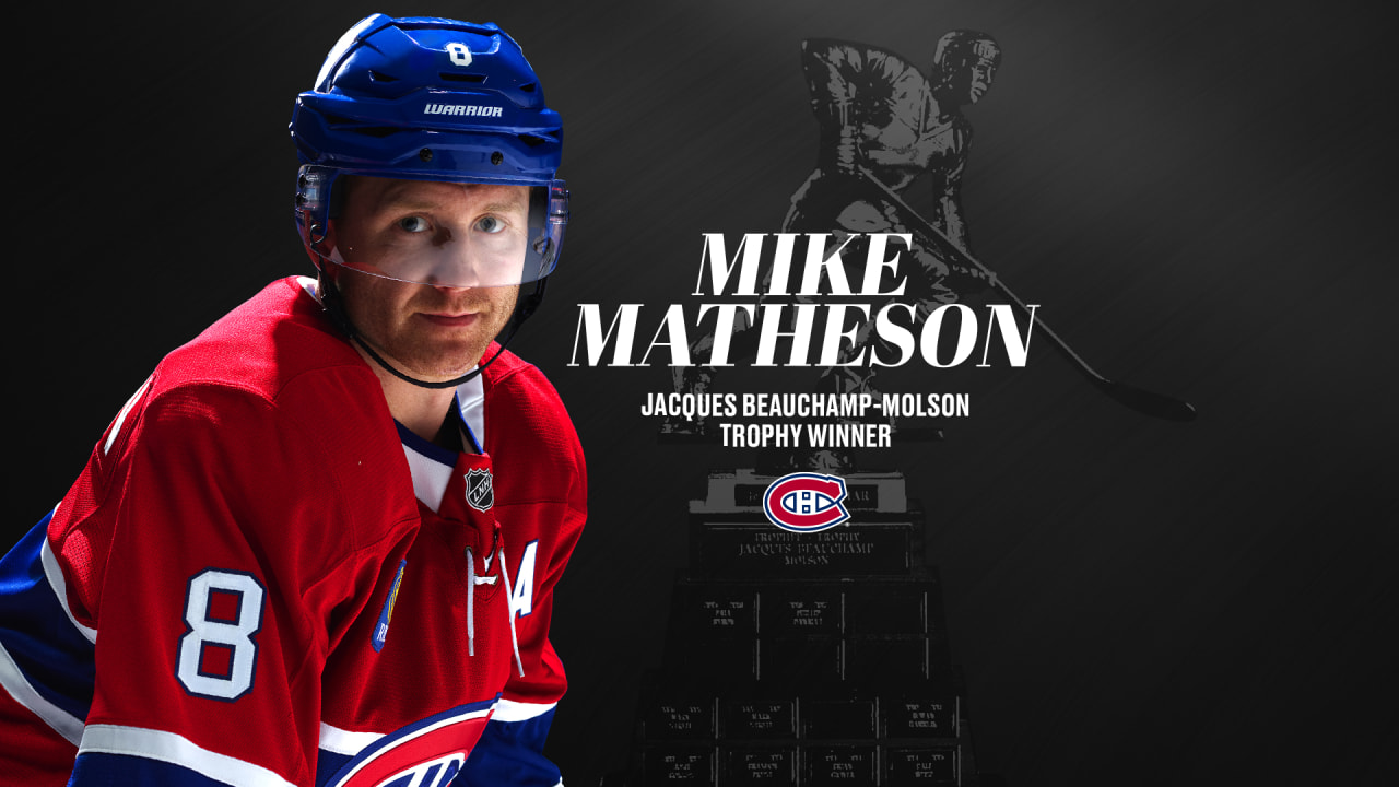 Mike Matheson wins Jacques Beauchamp-Molson Trophy