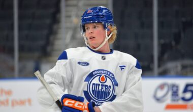 PROJECTED LINEUP: Samanski to make playoff debut in Game 2 against Ducks