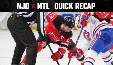 QUICK RECAP: Canadiens 4, Devils 3 (SO)